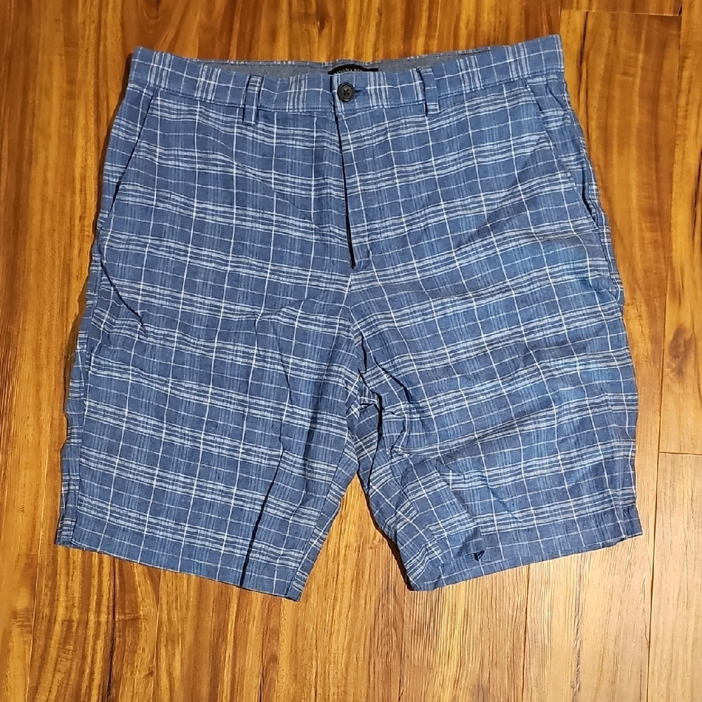 Banana Republic Blue Checkered Men's Shorts